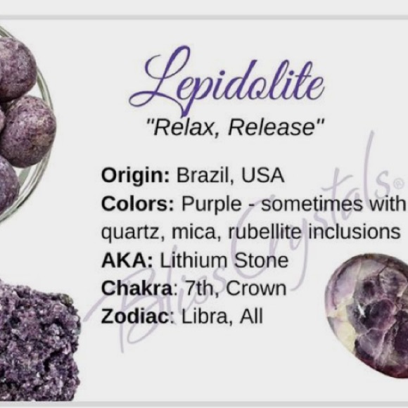 BUTTERFLY LEPIDOLITE CARVED CRYSTAL - Picture 4 of 9